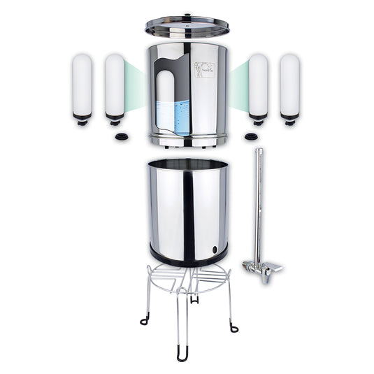 12 Litre Newton Gravity-Powered Water Filter System