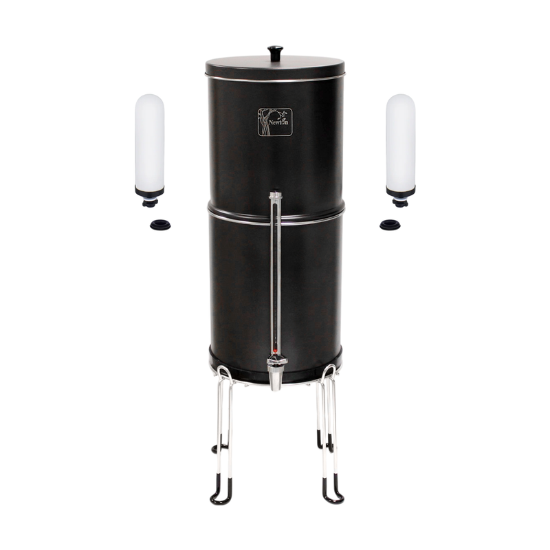 Laden Sie das Bild in Galerie -Viewer, Newton 8.5 Litre Gravity-Powered Water Filter System Black and White
